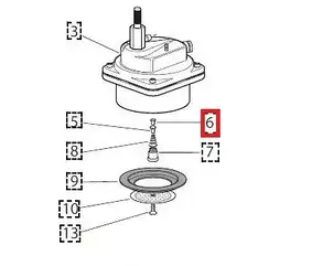 Клапан бойлера для кавоварок DeLonghi 5332289700, фото 2