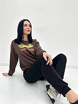 Двокольоровий костюм з принтом "Nopeday"| Норма, фото 3