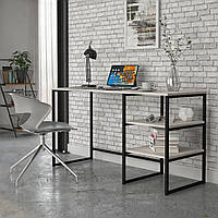 Письменный стол компьютерный Frigate Loft дуб крафт белый. Столы рабочие письменные лофт для дома и офиса