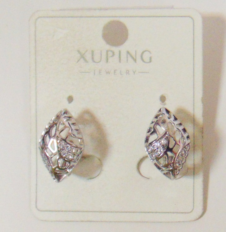 Сережки Xuping 11х10 мм кс62-1, фото 1