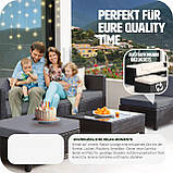 Модульний набір садових меблів + чохли алюміній, фото 3