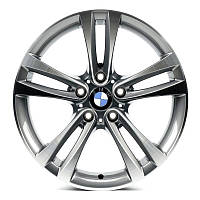 Литые диски Replicas BMW (B5526) R18 W8 PCD5x120 ET34 DIA72.6 (gloss graphite machined face)