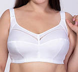 Бюстгальтер без кісточок великих розмірів жіночий, синій, фото 3