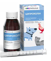 Ципроколин (оральный антибиотик широкого спектра действия для животных), 100 мл
