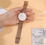 Наручний годинник з металевим ремінцем з українською символікою з японським механізмом, фото 6