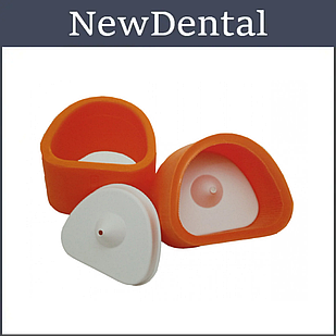 Силіконова опока №2 Помаранчева ребриста півколо (№22604+22607+22620) OMEGATech