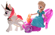 Музична карета (єдиноріг, принцеса, їде, звук коня, співає пісню, сопить, у коробці) LD-157ABCD, фото 3