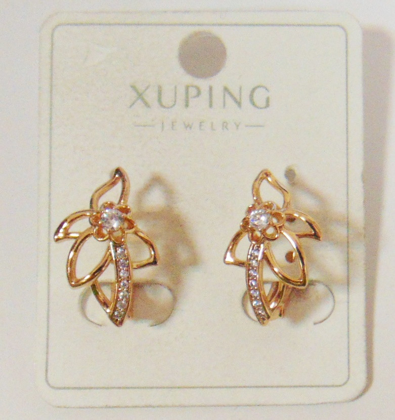 Сережки Xuping 17х10 мм кс77-1