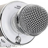 Караоке мікрофон Wster WS 858 Срібло, фото 2