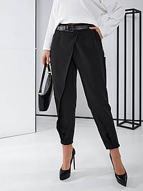 Брюки з імітацією запаху