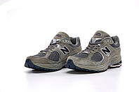 Обувь мужская для бега цвета олива Нью Баланс 2002. Мужские кроссовки весна лето хаки NB New Balance 2002R