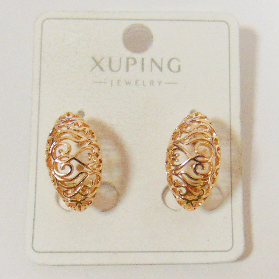 Сережки Xuping 13х10 мм кс80, фото 1