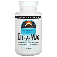 Магній Ultra-Mag Source Naturals 120 таблеток