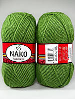 Nako Nakolen, пряжа наколен — 10420 зелена трава