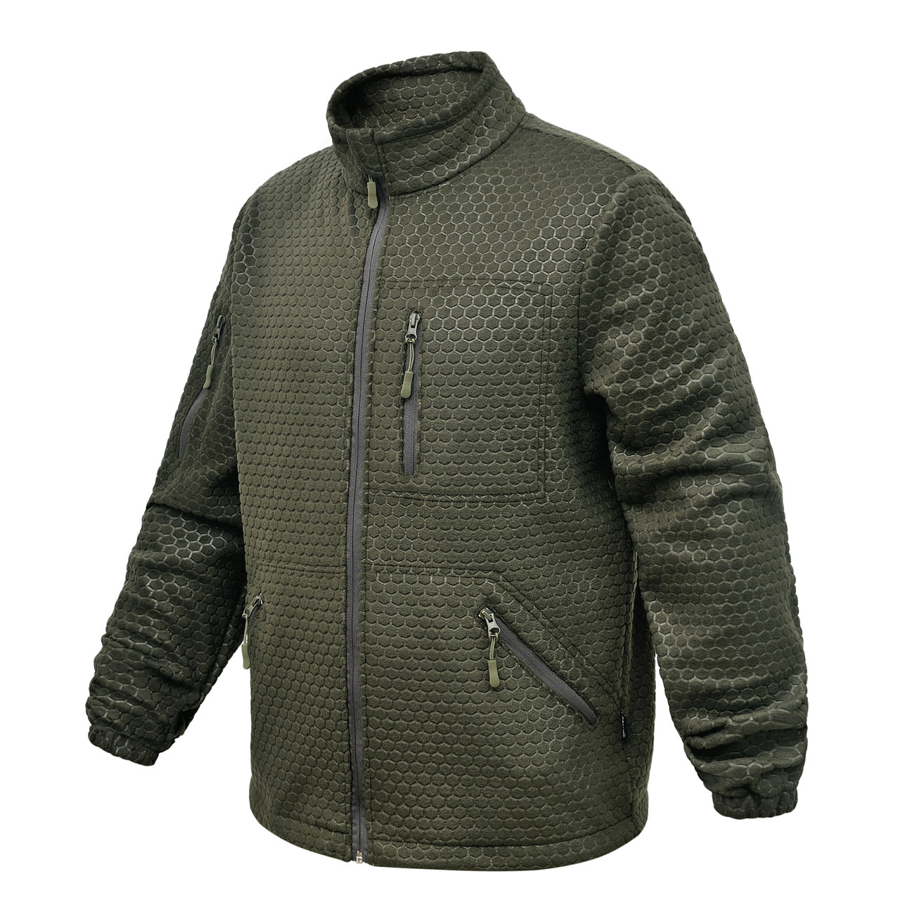 Тактична Флісова кофта Militex Windblock Tactical Khaki mod. S(48) 4 Тактична Фліска ЗСУ