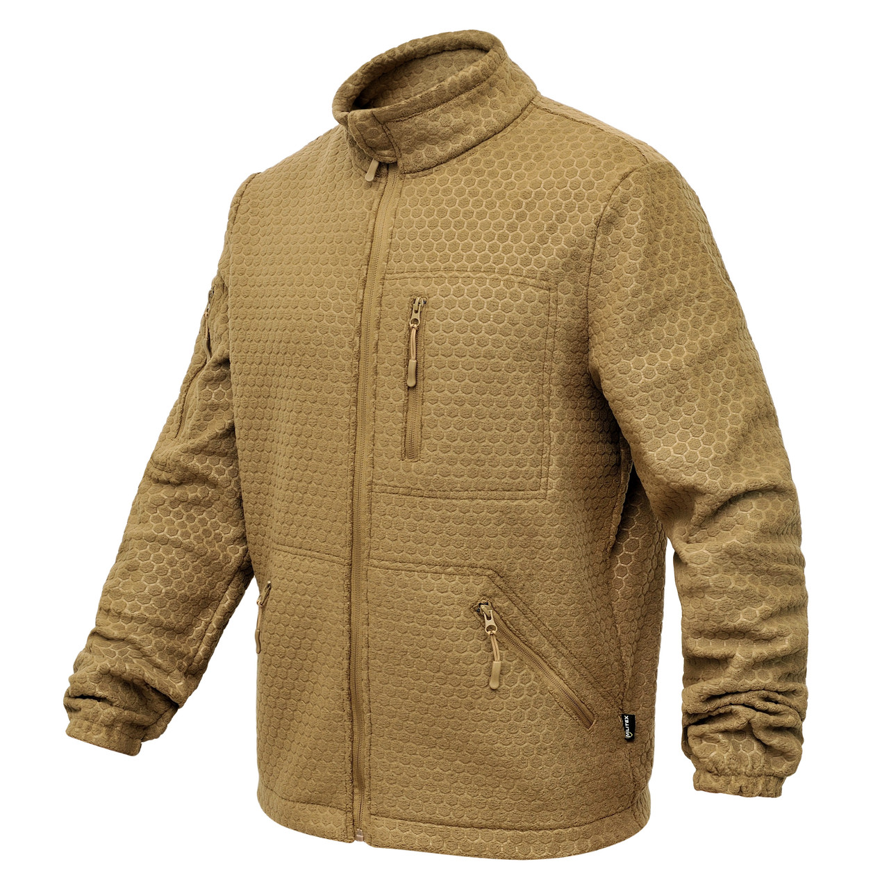 Тактична Флісова кофта Militex Windblock Tactical Coyote mod. 4 S(48) | Тактическая Флиска ЗСУ Койот