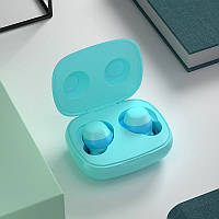 Бездротові навушники Sainyer T20 TWS з Вбудованим Чіпом Pixart Блакитні Вакуумні Навушники