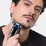 Роторна електробритва для чоловіків вологого та сухого гоління VGR V-325, фото 5