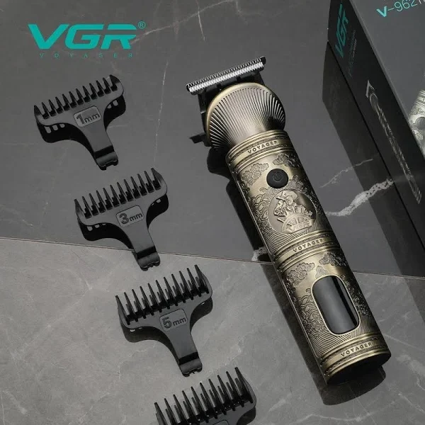 Акумуляторний триммер для бороди машинка USB для стрижки волосся 4в1 VGR V-962