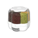 Кухонний органайзер для круп 6 секцій на 10 літрів Assorted Grain, фото 3