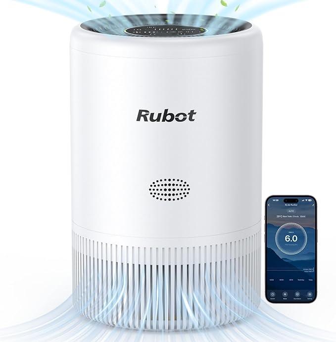 Очищувачі повітря RUBOT PJ08 для дому, H13 True HEPA, WiFi, Alexa Control