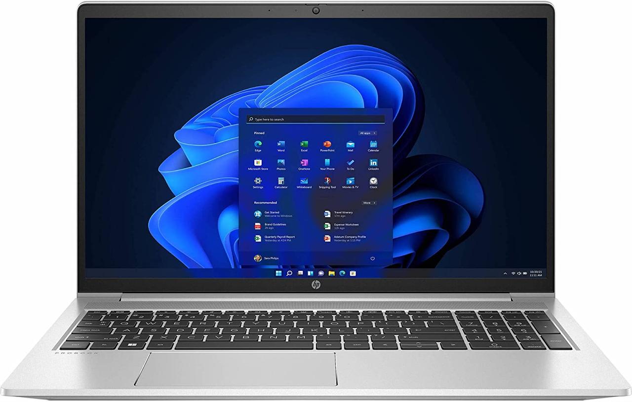 HP Ноутбук Probook 455-G10 15.6" FHD IPS AG, AMD R7-7730U, 8GB, F512GB, UMA, DOS, сріблястий