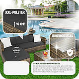 Модульний набір садових меблів + чохли алюміній, фото 4