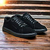 Чоловічі замшеві кеди (натуральна замша) чорні, чоловіче взуття весна осінь, розмір 40 41 42 43 44 45, фото 2