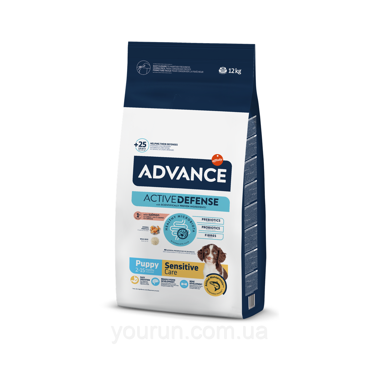 Advance (Едванс) Puppy Sensitive - Корм для цуценят, схильних до харчової алергії, і для собак, що годують 12 кг