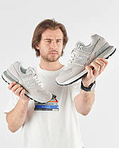 Чоловічі кросівки New Balance PRM Classic Light Gray Взуття Нью Беланс Классік сірі натуральна замша демісезон, фото 5