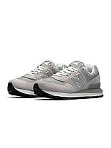Чоловічі кросівки New Balance PRM Classic Light Gray Взуття Нью Беланс Классік сірі натуральна замша демісезон, фото 3