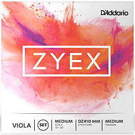 Струны для альта D'Addario Zyex Viola String Set (Medium Scale, Medium Tension)