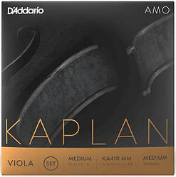 Струни для альта D'Addario KA410 MM Kaplan Amo Viola 4/4 Medium Scale, Medium Tension