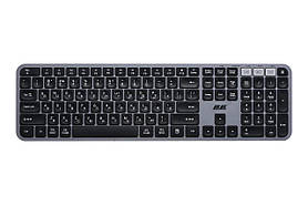 2E Комплект клавіатура та миша MK440, WL/BT, EN/UKR, сіро-чорний