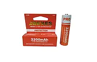 Литий-ионный аккумулятор AREXES 18650 Li-Ion 3200 mAh, 3.7V