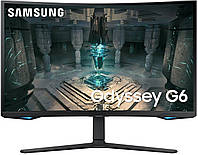 Samsung Монитор 32" Odyssey G S32BG65 HDMI, DP, USB, VA, 2560x1440, 240Hz, 1ms, CURVED