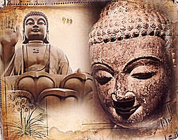 Картина со светодиодами Будда №5