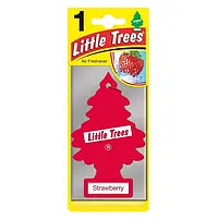 Ароматизатор автомобильный сухой листик Little Trees Strawberry