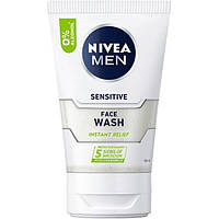 Гель для умывания для чувствительной кожи Nivea Men Мгновенное облегчение 100мл