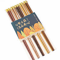 Палички для їжі набір "П'ять дерев" 5 пар