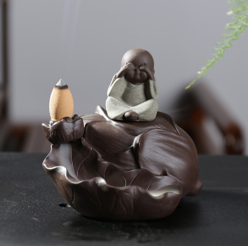 Підставка Рідкий дим кераміка Бутон лотоса Нічого не видно