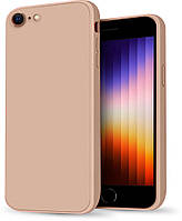 Силіконовий чохол HardCorner iPhone SE 2 (з мікрофіброю) Powdery