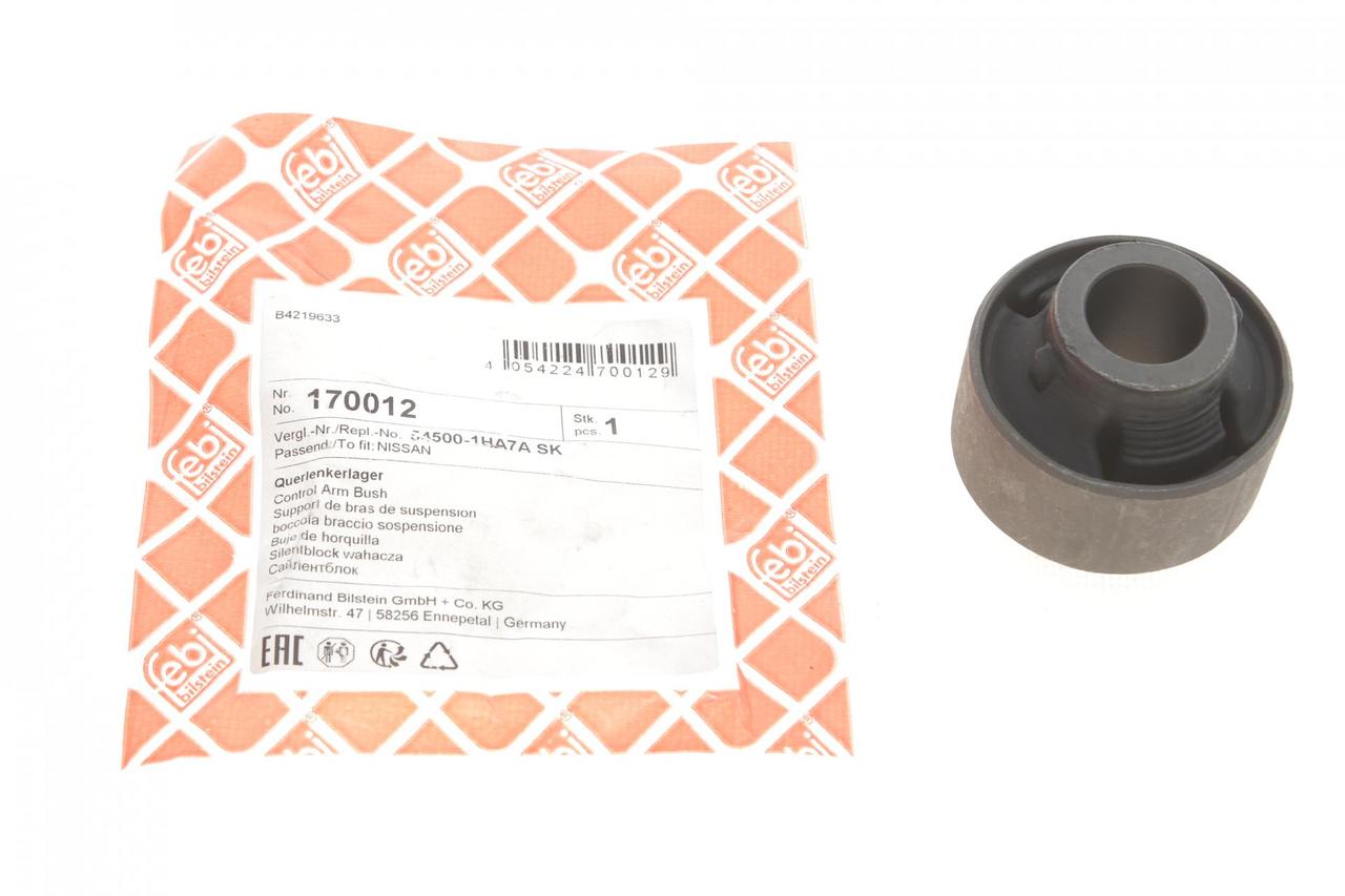 Сайлентблок важеля переднього ззаду знизу Nissan Micra IV 10-16 19x50x53  170012