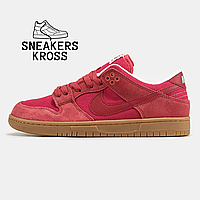 Nike SB Dunk Low Adobe Red, Мужские кроссовки Найк СБ Данк Красные, Nike dunk на весну 41