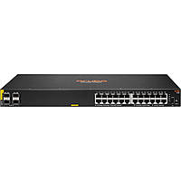 HPE Коммутатор Aruba 6100, 24xGE, 4xSFP+ Ports, PoE Class 4 370W, LT Warranty