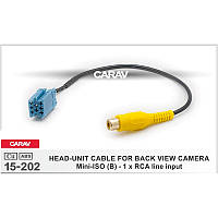 Роз'єм серії Carav 15-202 камера заднього виду / Mini-ISO (B) - 1 x RCA line input