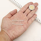 Конціочники Ціпочки Подовжувальні Залізні, Срібло, 45~55х3.5мм, Дзвено 5.5х3.5х0.5мм, 100 шт, фото 2