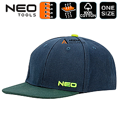Бейсболка робоча Premium чоловіча, синя, Neo Tools (81-625)
