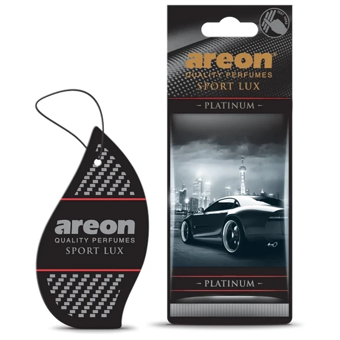 Ароматизатор автомобільний сухий лист Areon Sport LUX Platinum