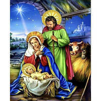 Алмазная мозаика "Рождество Христово" 40х50 см